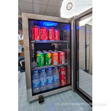 Kompaktní lednička Černá mini chladič pro hotelovou domácnost